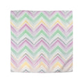 Pastel Chevron Duvet Cover — Mint, Lavender & Yellow Zigzag Bedding