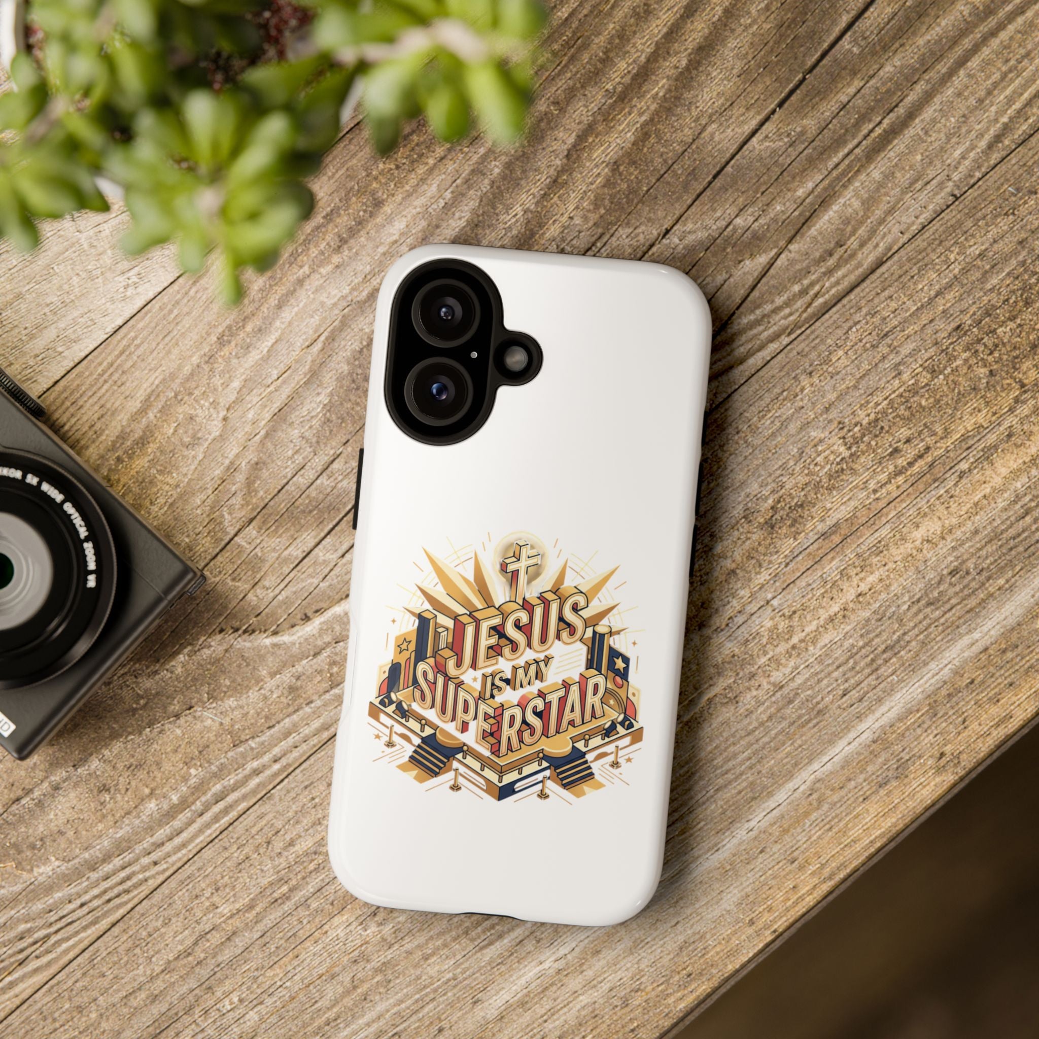 Christian Phone Case — Faith Bible Verse Tough Case for iPhone & Samsung
