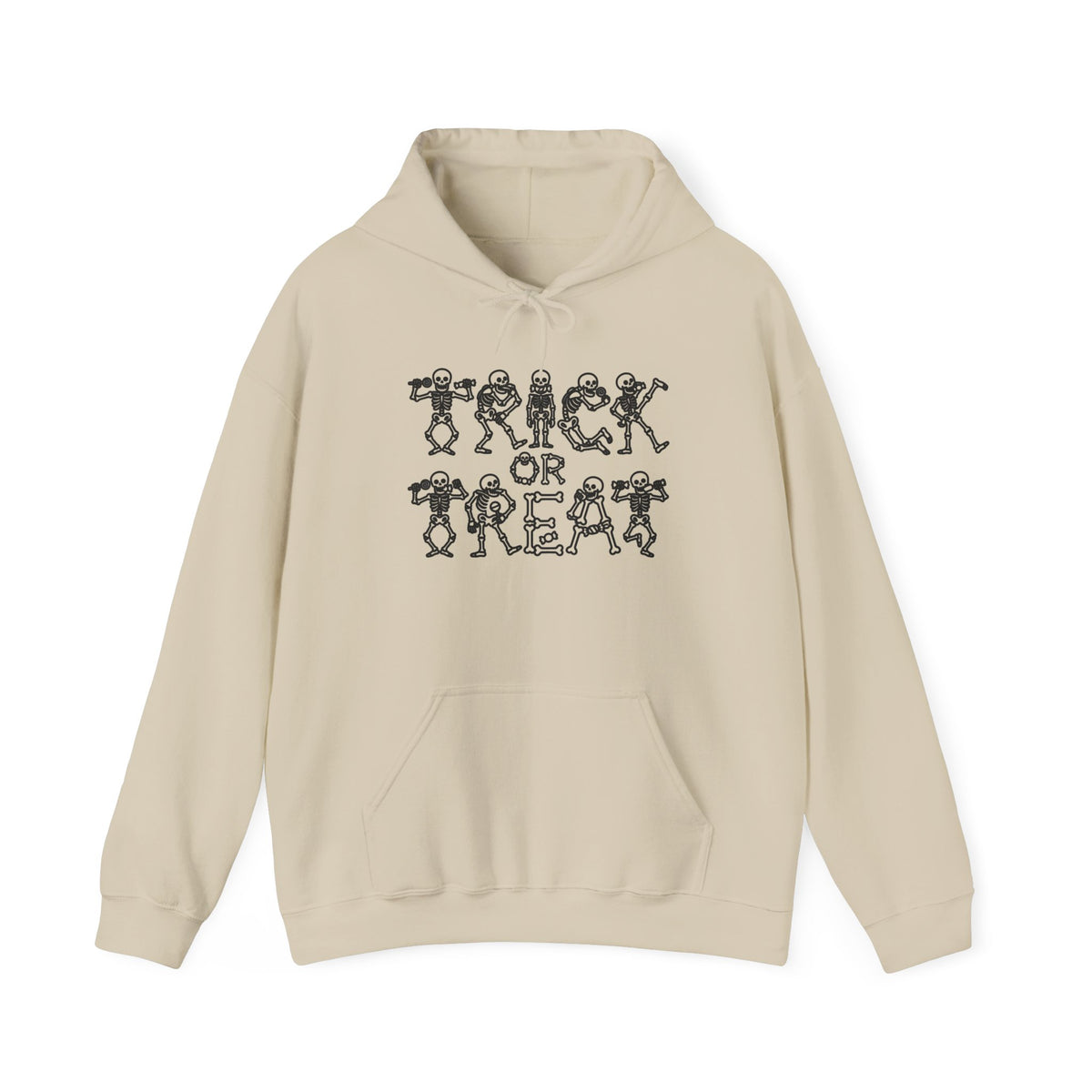 Halloween 'Trick or Treat' Hoodie — Dancing Skeleton Graphic