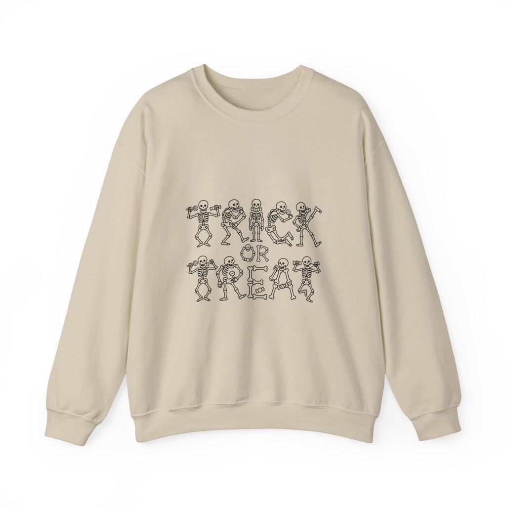 Trick or Treat Skeletons Crewneck Sweatshirt