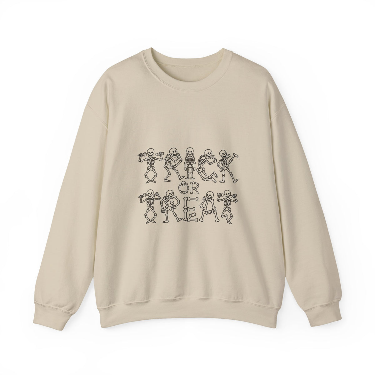 Trick or Treat Skeletons Crewneck Sweatshirt