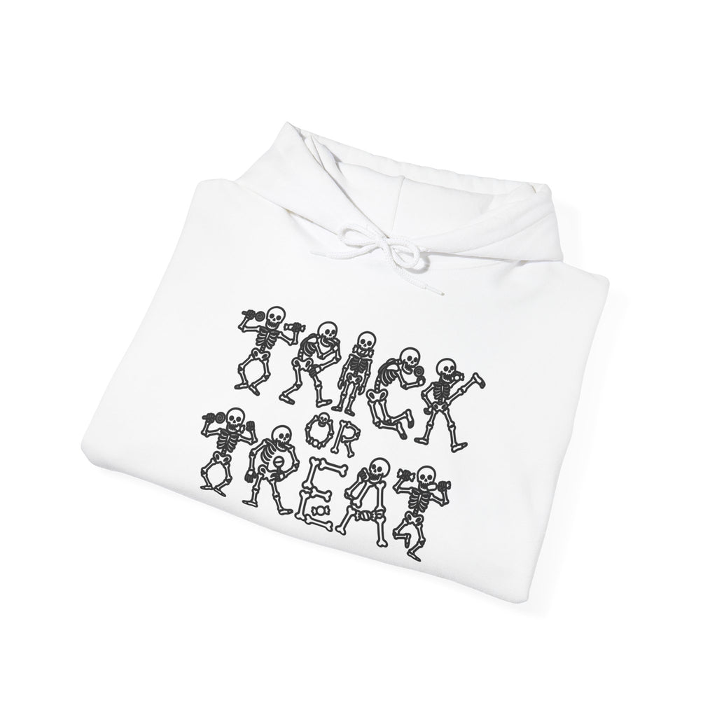 Halloween 'Trick or Treat' Hoodie — Dancing Skeleton Graphic