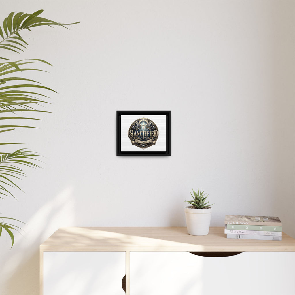 Framed Christian Canvas Print — Faith Wall Art for Home & Gifts