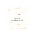 Love Never Ends Quote Sticker – 'rejoice with the Love' Script Kiss-Cut Sticker