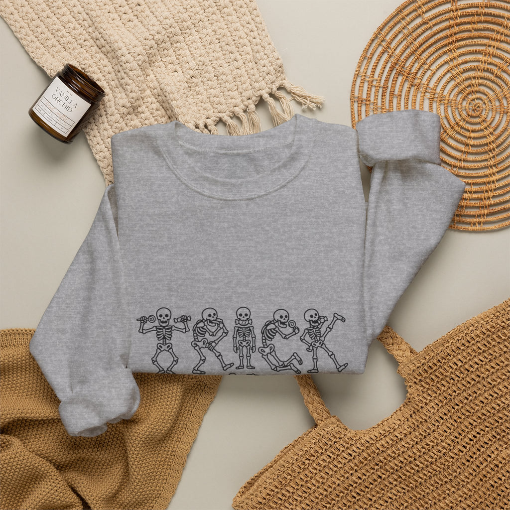 Trick or Treat Skeletons Crewneck Sweatshirt