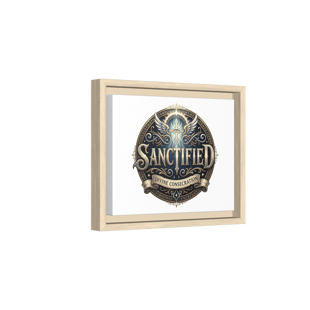 Framed Christian Canvas Print — Faith Wall Art for Home & Gifts