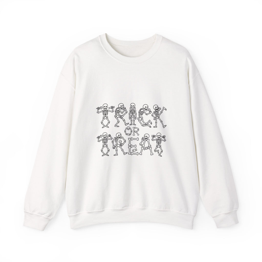 Trick or Treat Skeletons Crewneck Sweatshirt