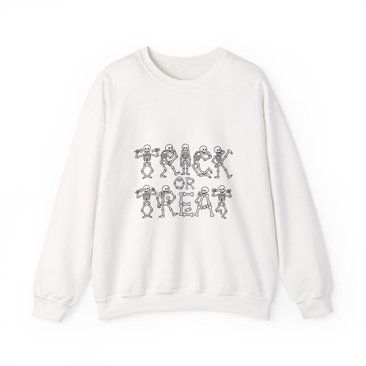 Trick or Treat Skeletons Crewneck Sweatshirt
