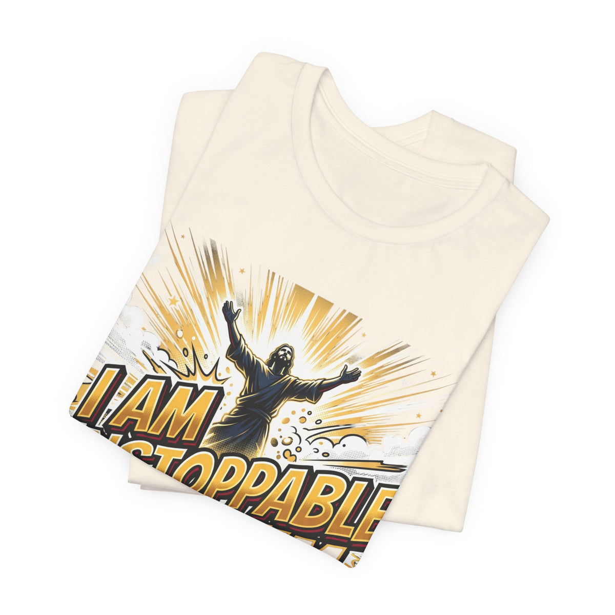 I Am Unstoppable With Him T-Shirt — Inspirational Christian Faith Tee