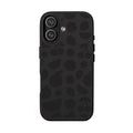 Engraved PU Leather Phone Case — Fruit & Floral Cutout Design