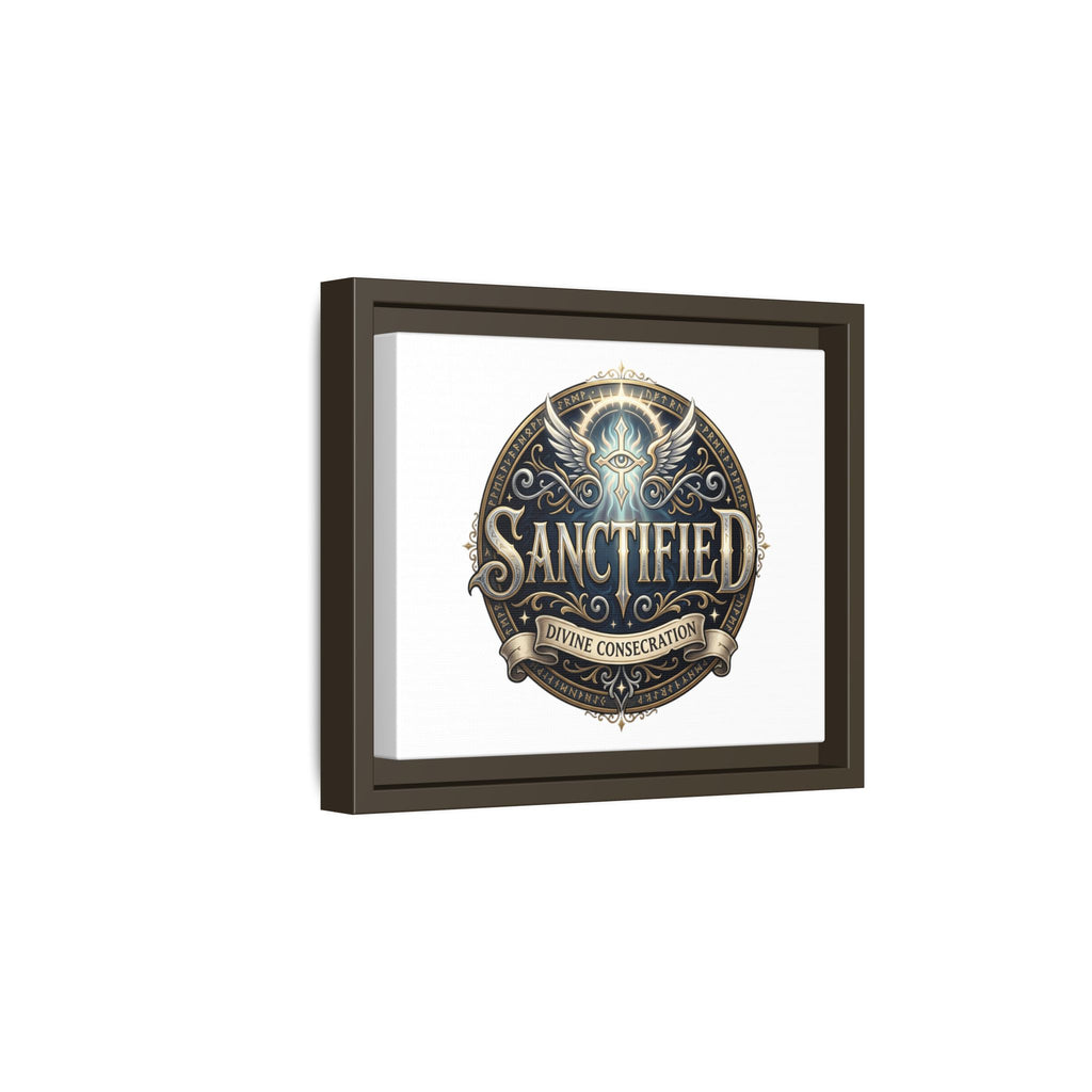 Framed Christian Canvas Print — Faith Wall Art for Home & Gifts