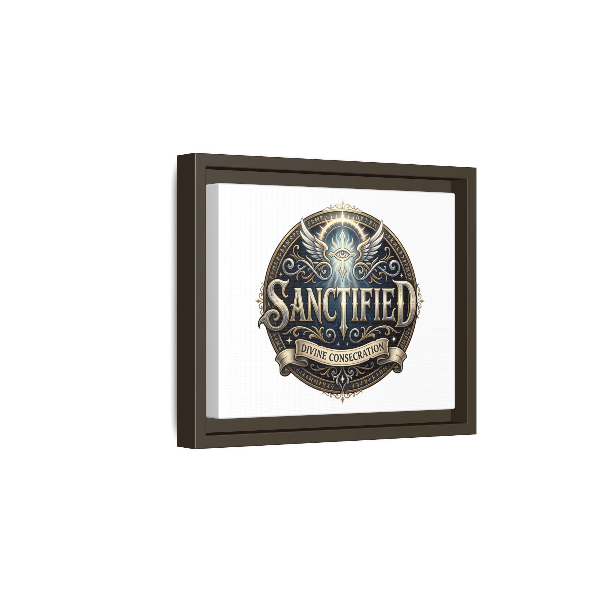 Framed Christian Canvas Print — Faith Wall Art for Home & Gifts