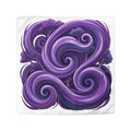 Purple Swirl Duvet Cover — Whimsical Tree Nightscape Microfiber Bedding