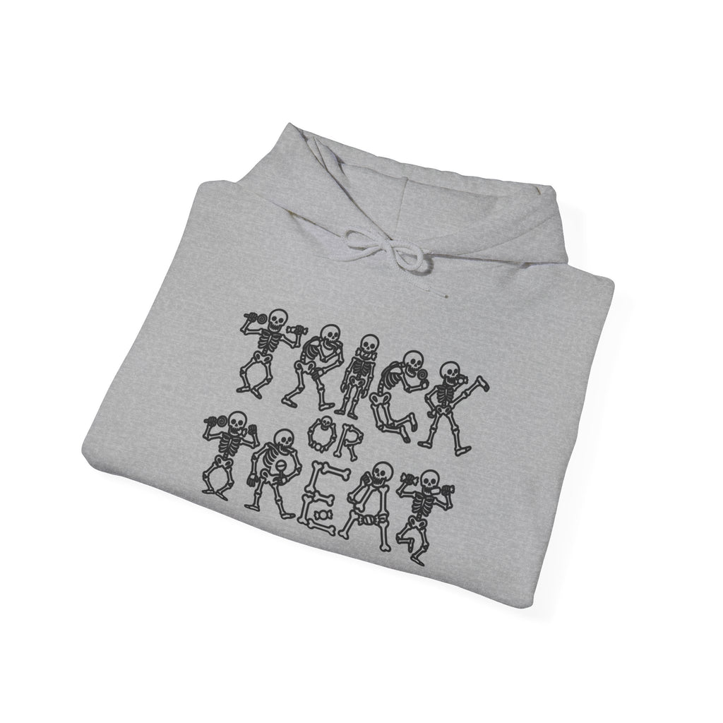 Halloween 'Trick or Treat' Hoodie — Dancing Skeleton Graphic