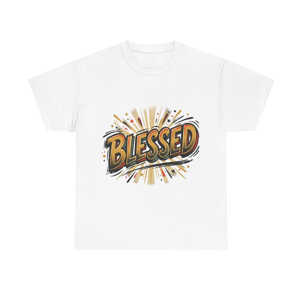 Blessed Graphic Tee — Retro Christian Faith T-Shirt for Women & Men