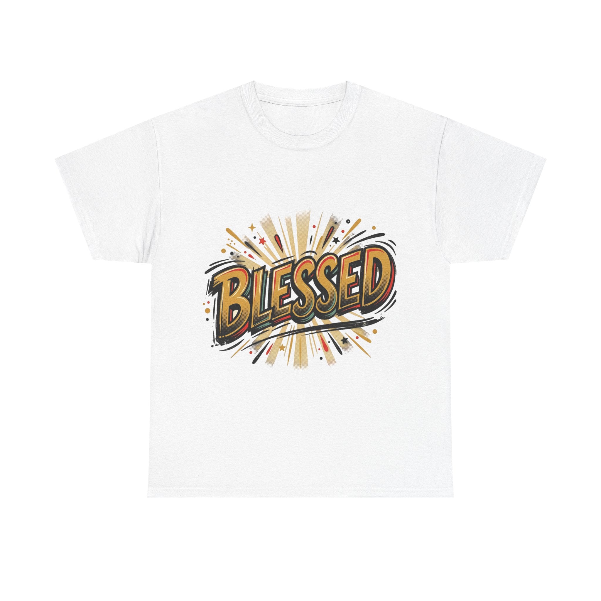 Blessed Graphic Tee — Retro Christian Faith T-Shirt for Women & Men