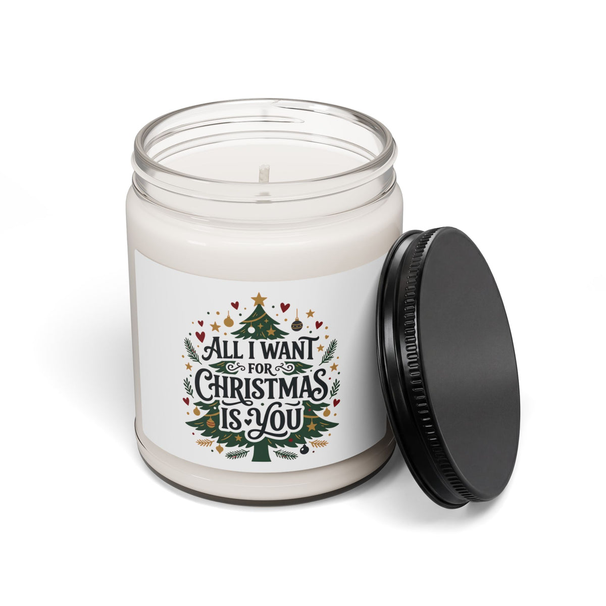 All I Want for Christmas Is You Scented Soy Candle — 9oz Holiday Gift Candle