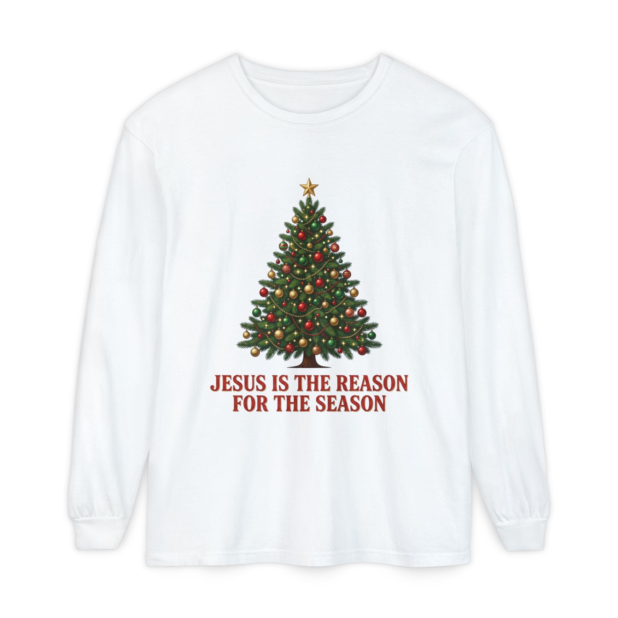 Unisex Garment-dyed Long Sleeve T-Shirt