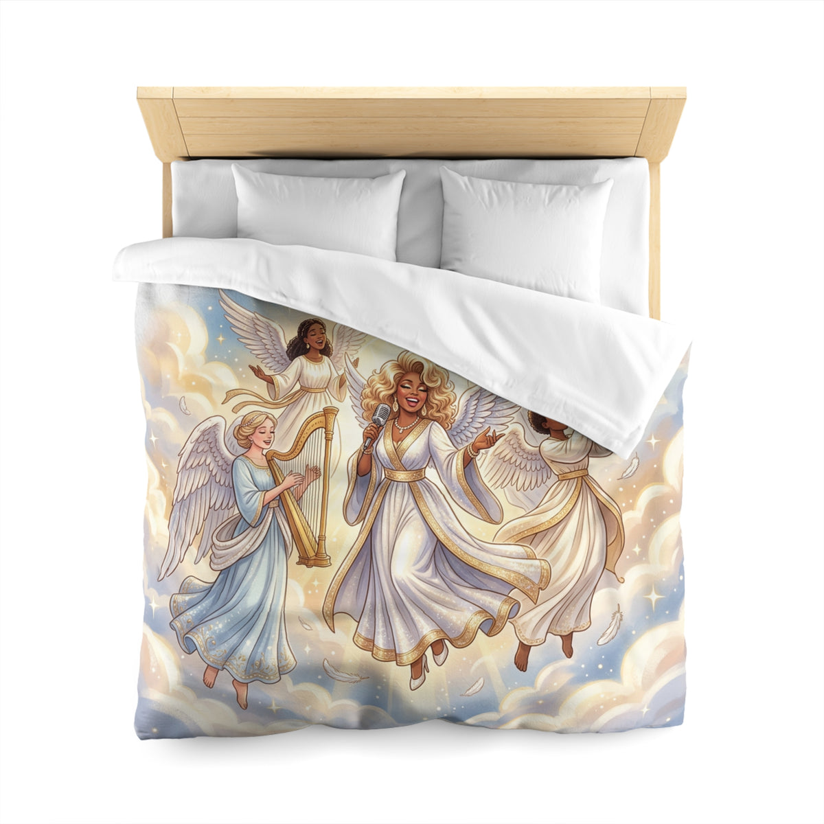 Angel Choir Duvet Cover — Heavenly Gospel Angels Bedding