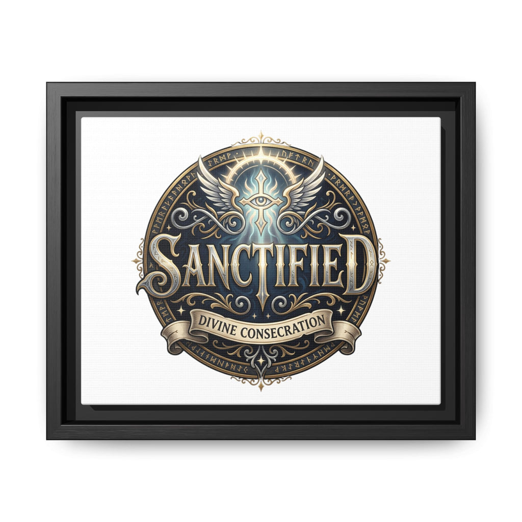 Framed Christian Canvas Print — Faith Wall Art for Home & Gifts