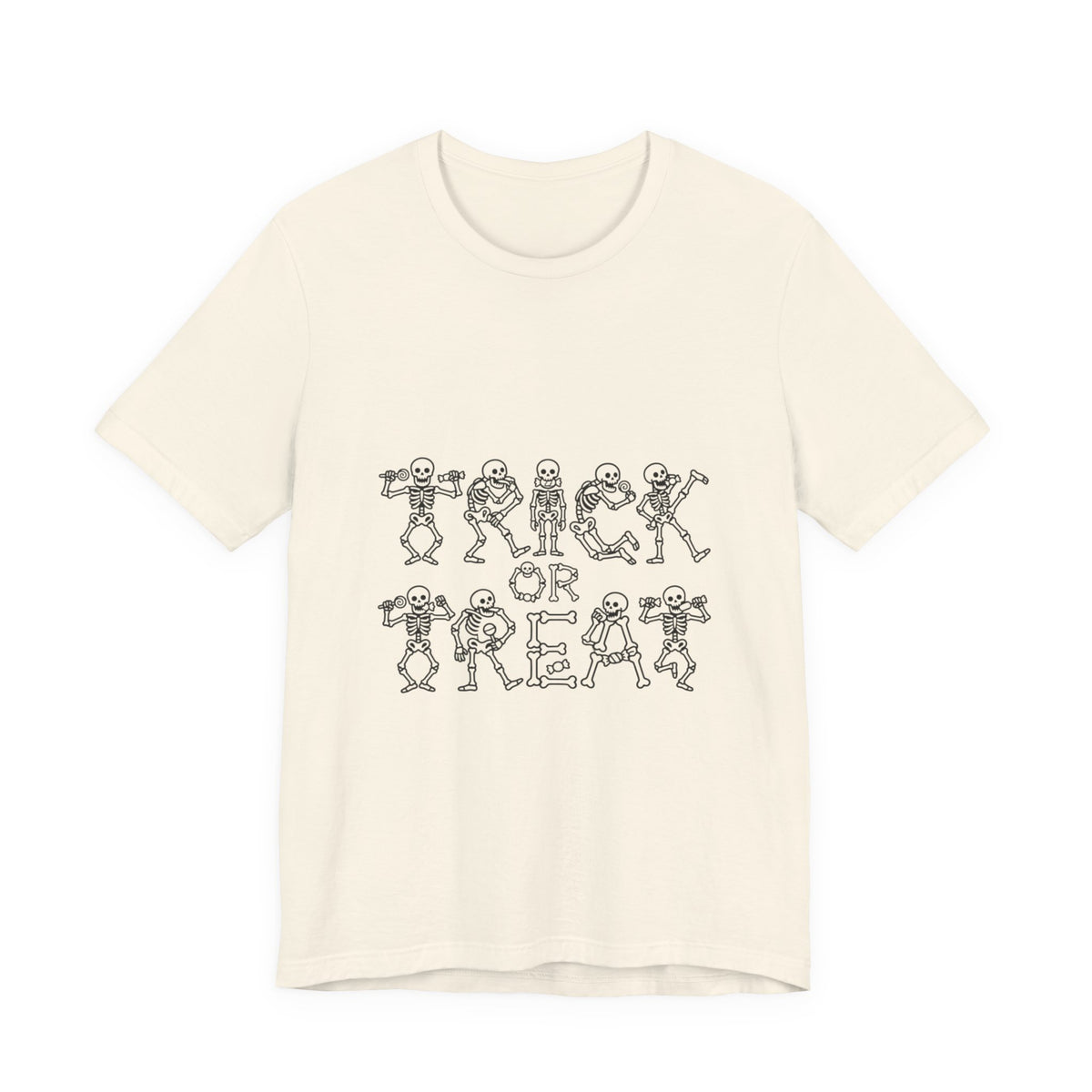 Trick or Treat Skeletons T-Shirt — Cute Halloween Kids & Family Tee