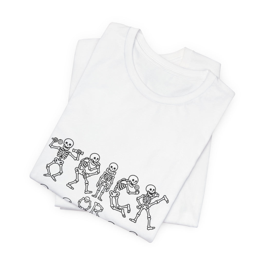 Trick or Treat Skeletons T-Shirt — Cute Halloween Kids & Family Tee