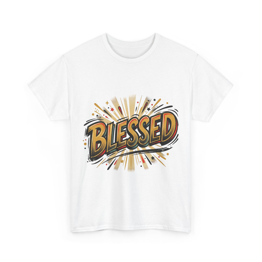 Blessed Graphic Tee — Retro Christian Faith T-Shirt for Women & Men
