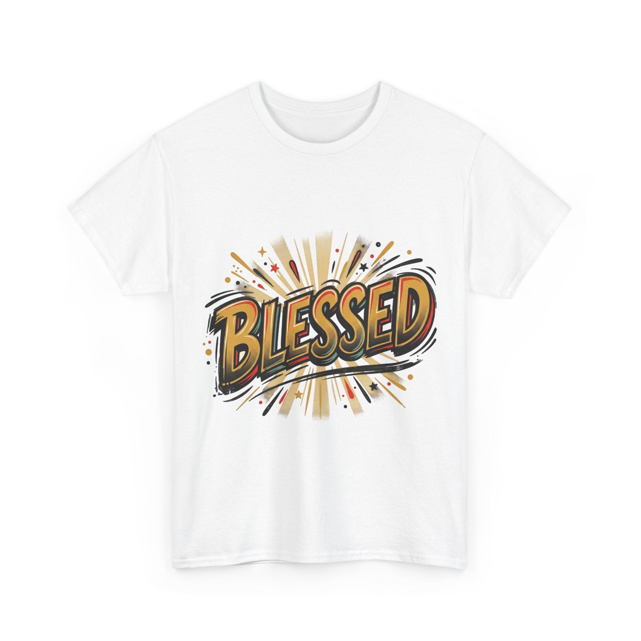 Blessed Graphic Tee — Retro Christian Faith T-Shirt for Women & Men