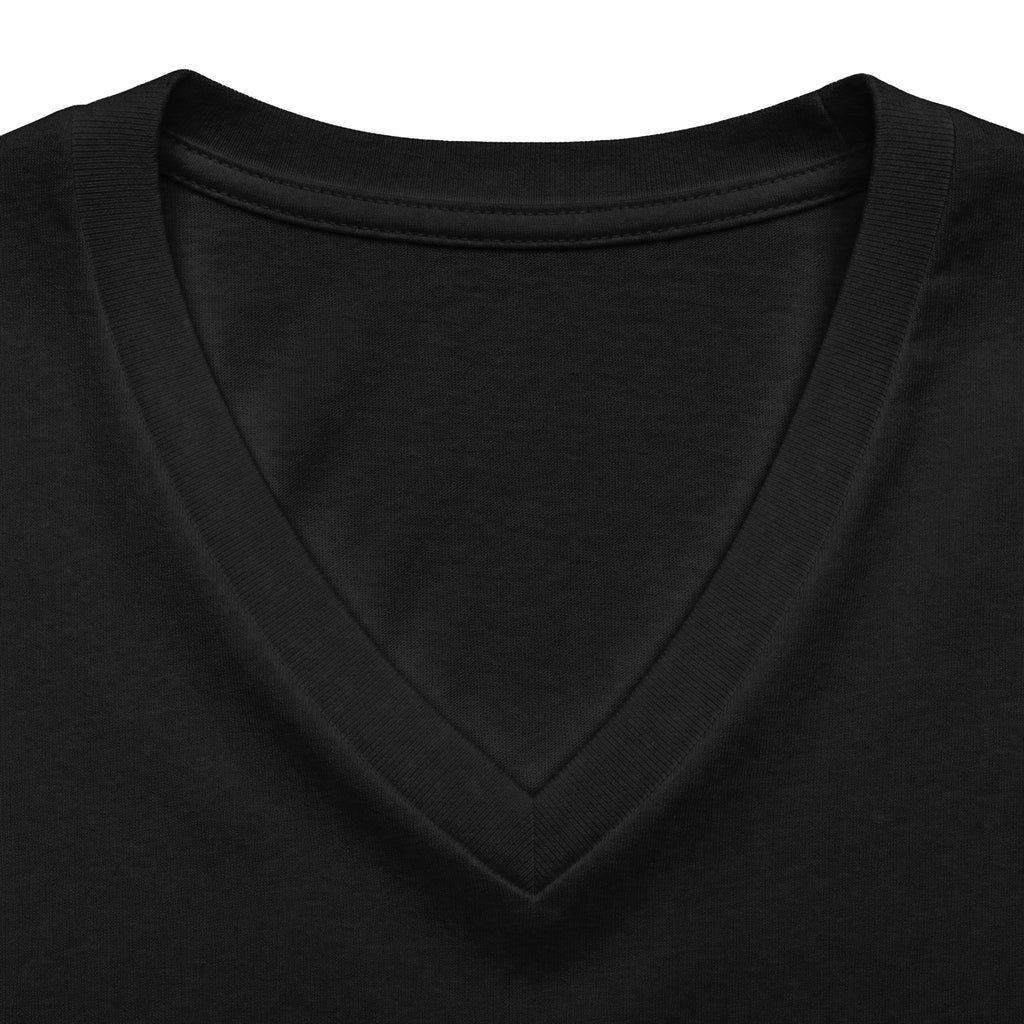 Jesus Portrait V-Neck Tee — Faith Graphic Women's T-Shirt