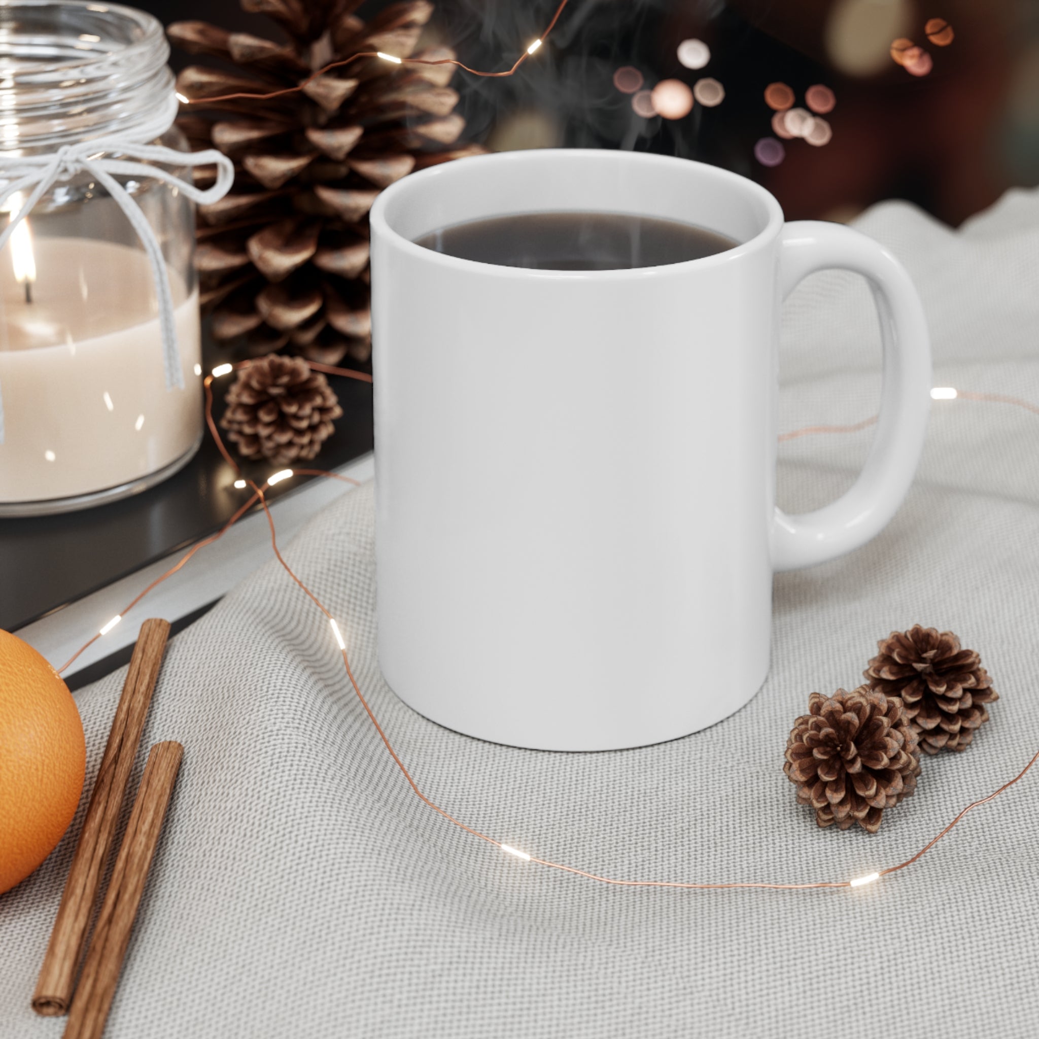 Christian Coffee Mug 11oz — Faith Quote Bible Verse Gift Mug