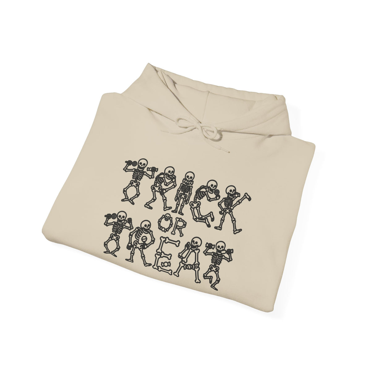Halloween 'Trick or Treat' Hoodie — Dancing Skeleton Graphic