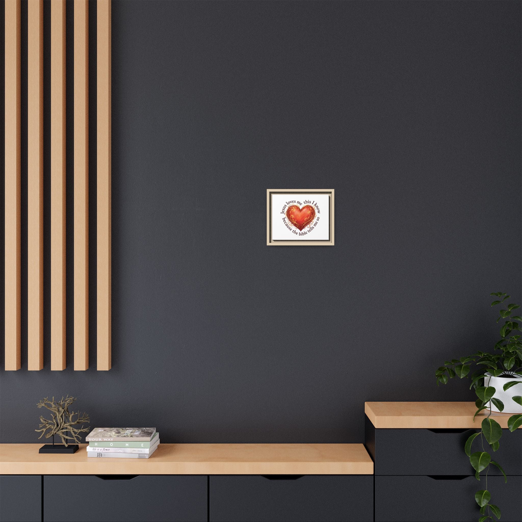 Matte Canvas, Framed (Multi-color)