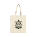 Christmas Tote Bag — "All I Want for Christmas Is You" Cotton Canvas Shopper