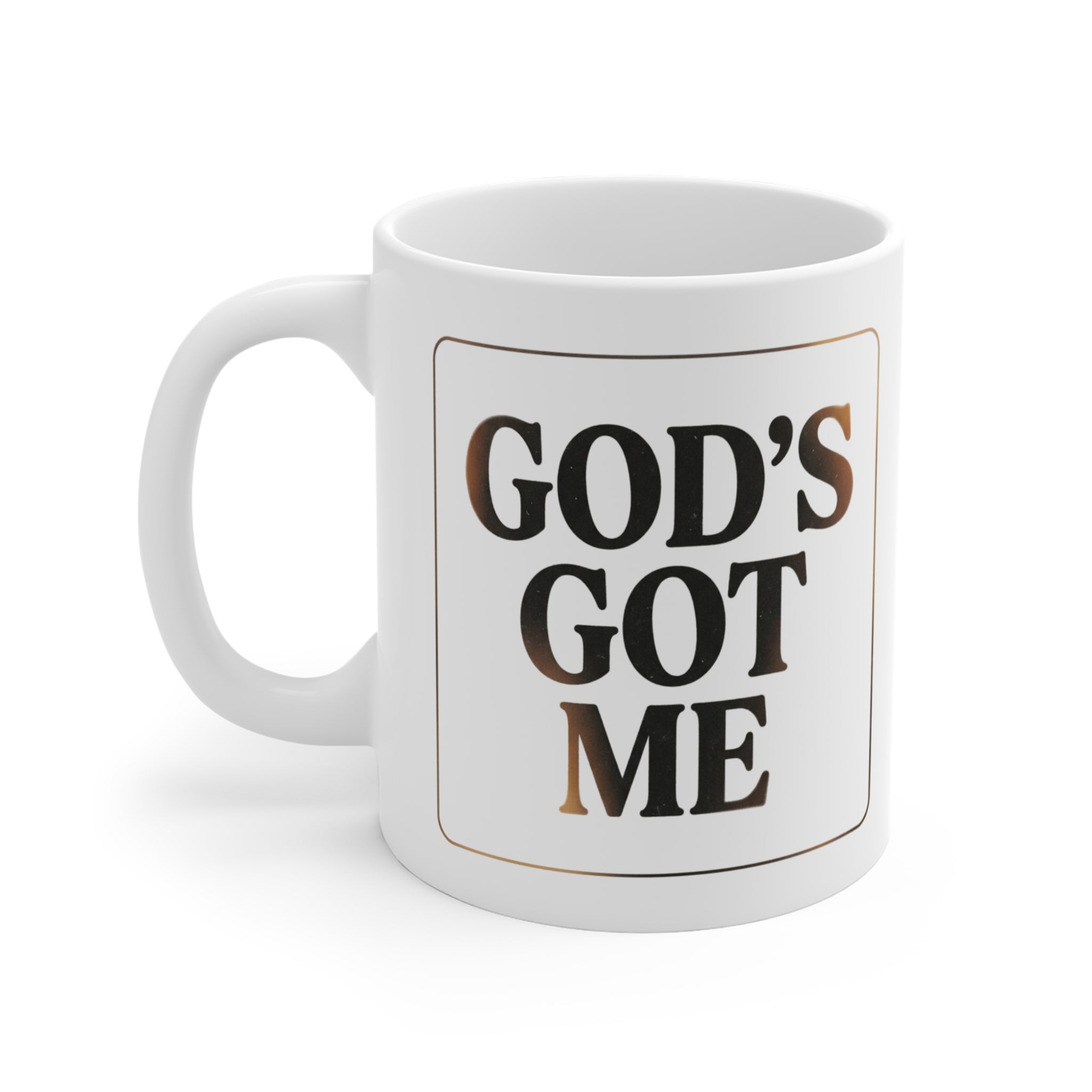 Christian Coffee Mug 11oz — Faith Quote Bible Verse Gift Mug