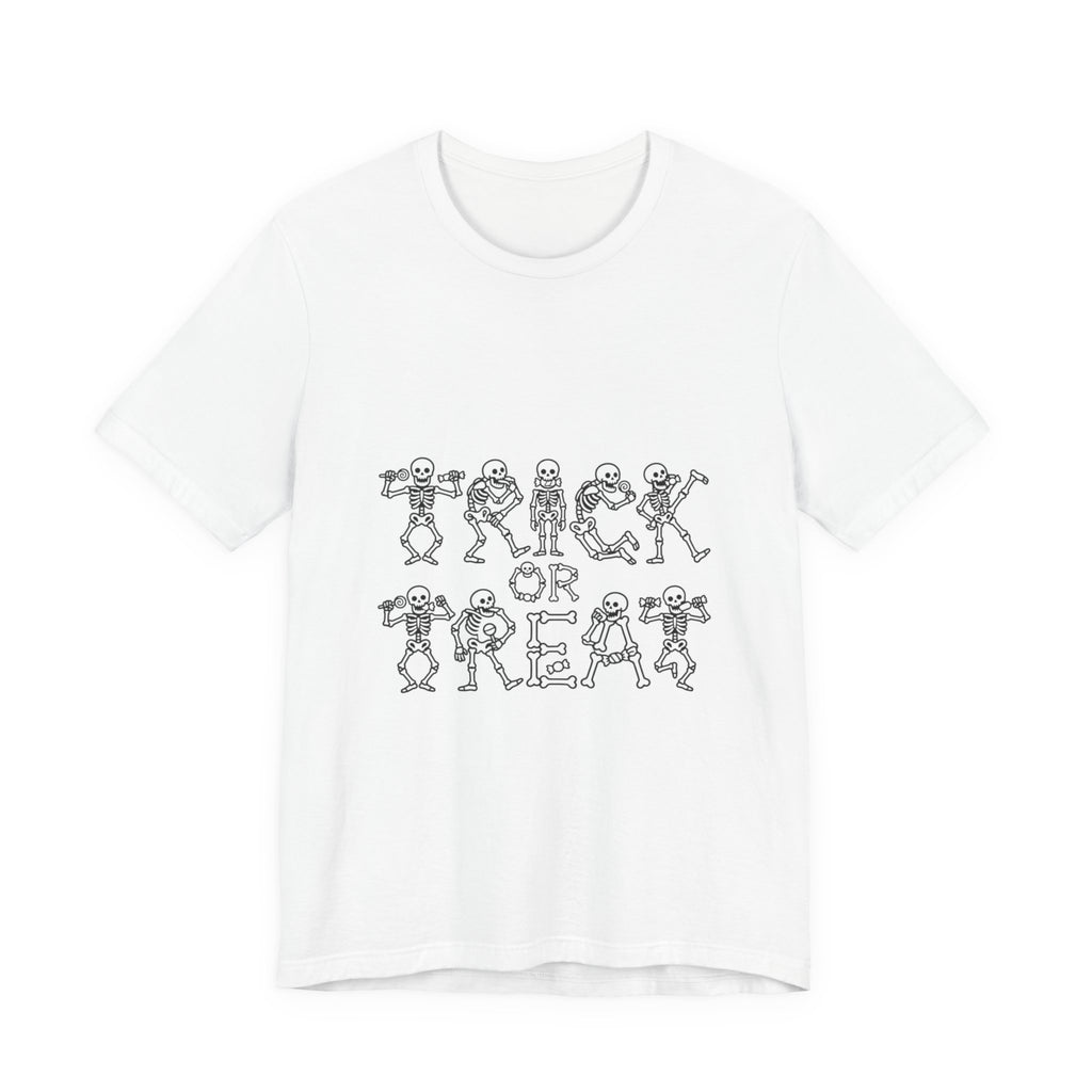 Trick or Treat Skeletons T-Shirt — Cute Halloween Kids & Family Tee