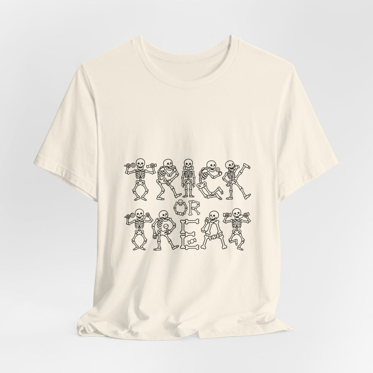 Trick or Treat Skeletons T-Shirt — Cute Halloween Kids & Family Tee