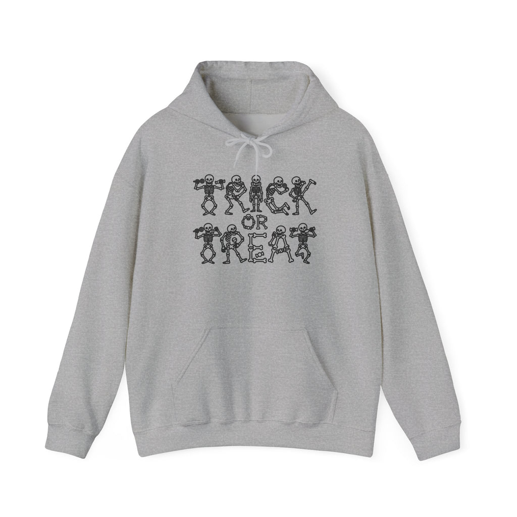 Halloween 'Trick or Treat' Hoodie — Dancing Skeleton Graphic