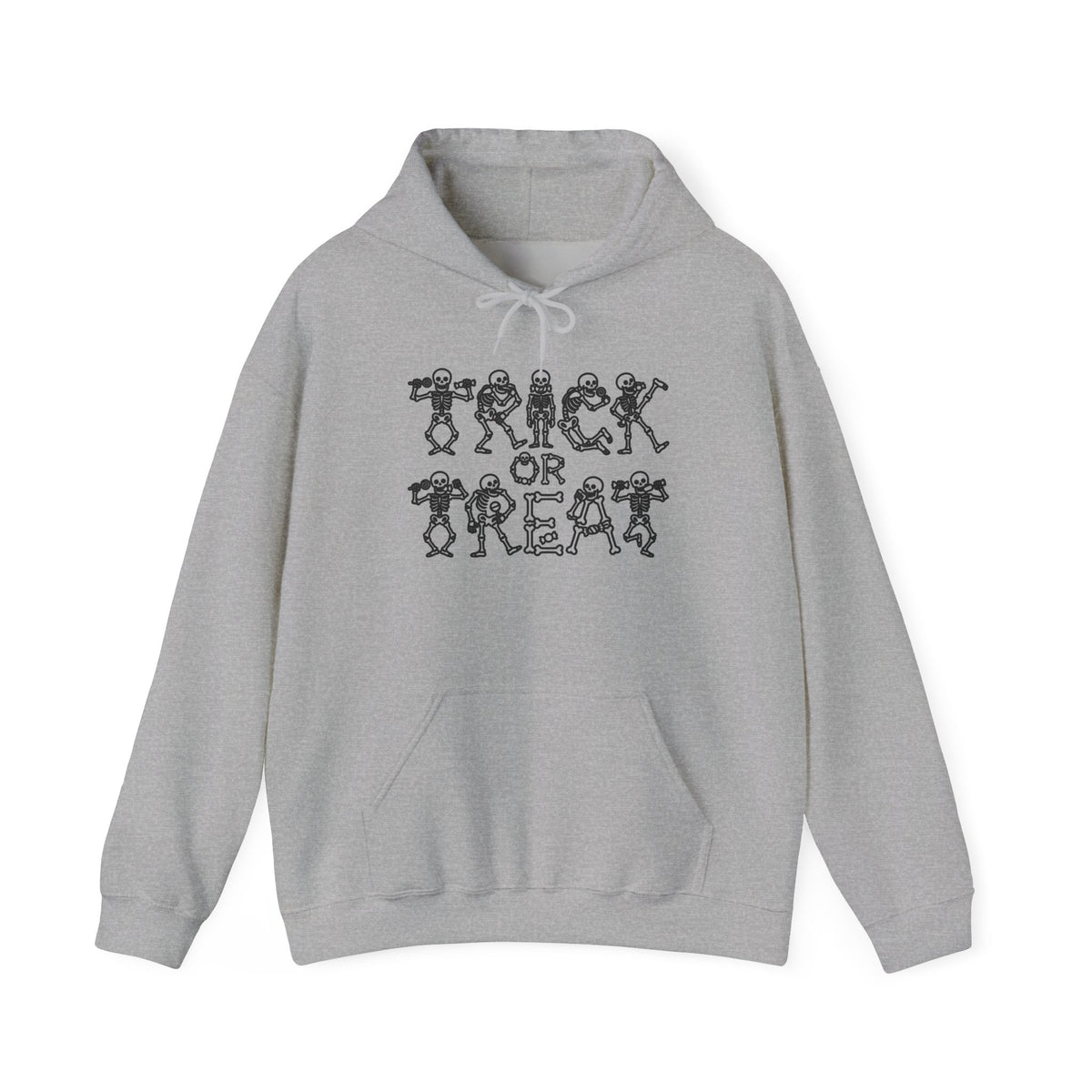 Halloween 'Trick or Treat' Hoodie — Dancing Skeleton Graphic