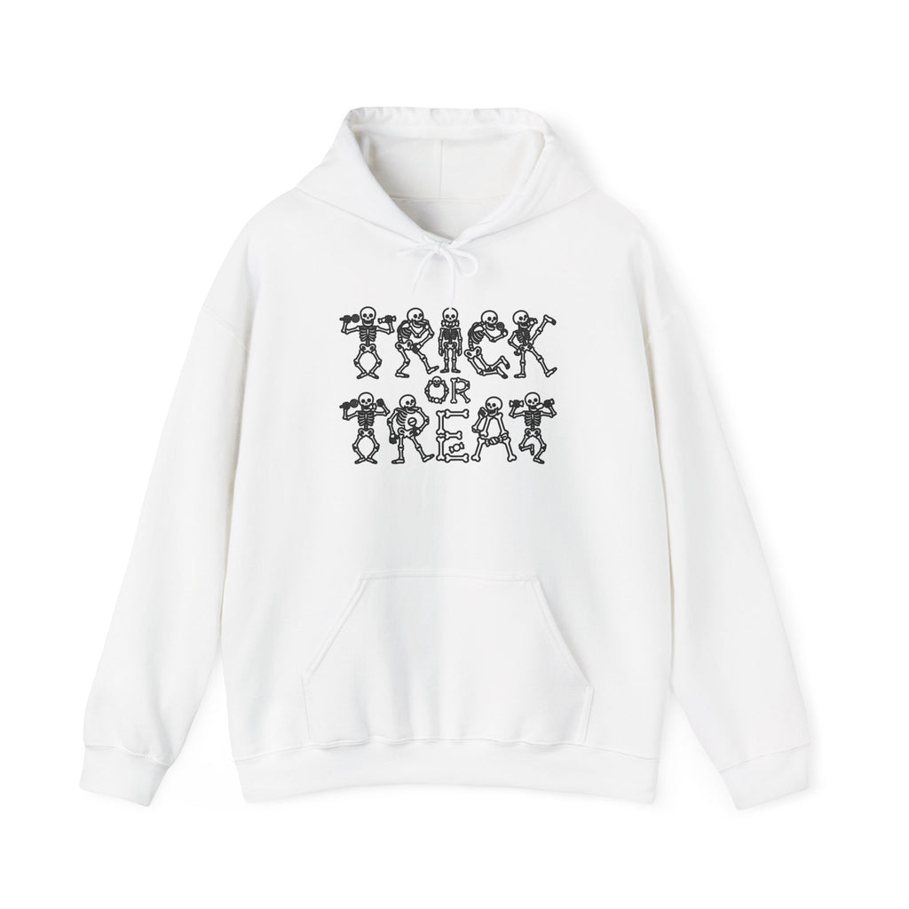 Halloween 'Trick or Treat' Hoodie — Dancing Skeleton Graphic